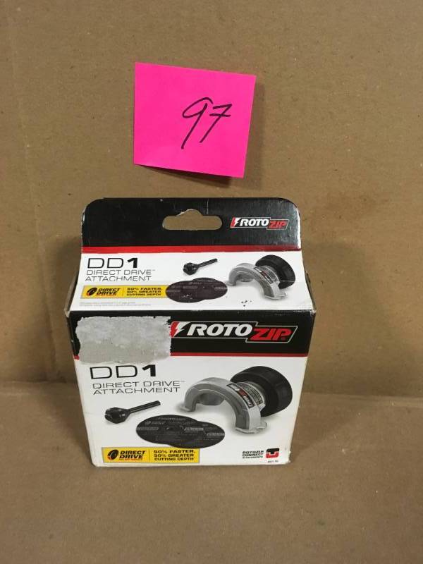 lot 97 image: Rotozip Dd1-10 Direct Drive Attachment in very good condition