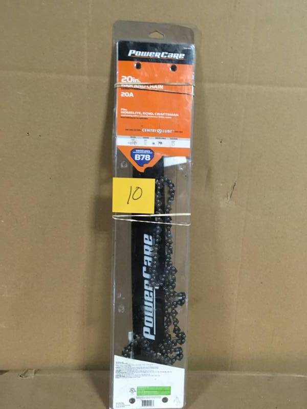lot 10 image: Power Care 20A Bar and Chain Combo in very good condition