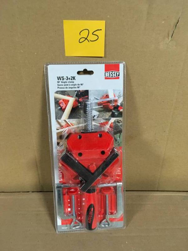 lot 25 image: BESSEY 90-Degree Angle Clamp in very good condition