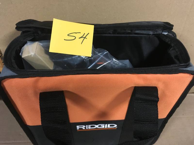 lot 54 image: RIDGID 15-Gauge 2-12 in. Angled Finish Nailer in very good condition