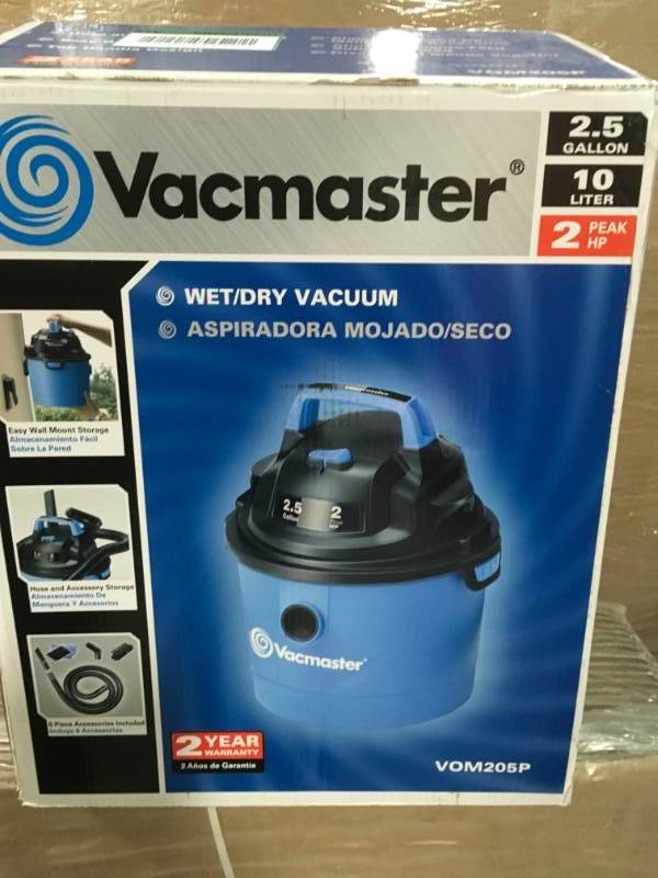 lot 86 image: Vacmaster 2.5 Gal. Portable WetDry Vac in very good condition