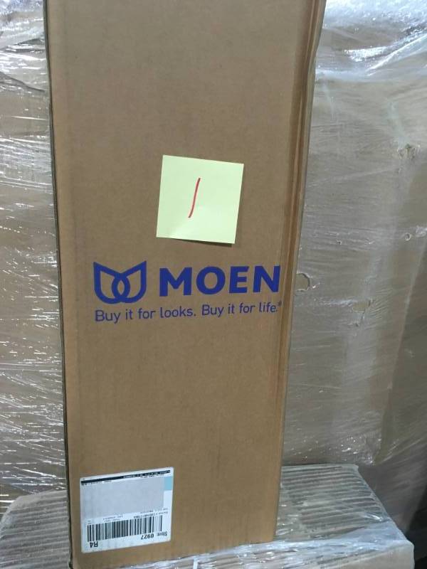 lot 1 image: Case of 3 MOEN Vale 24 in. Towel Bar in Chrome New