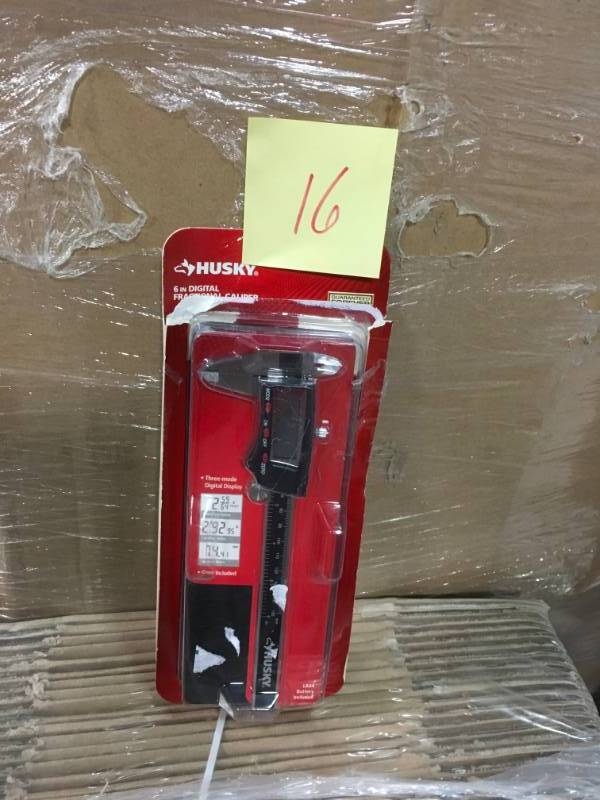 lot 16 image: Husky 6 in. 3-Mode Digital Fractional Caliper in very good condition