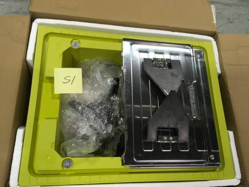 lot 51 image: RYOBI 7 in. 4.8 Amp Tabletop Tile Saw in very good condition