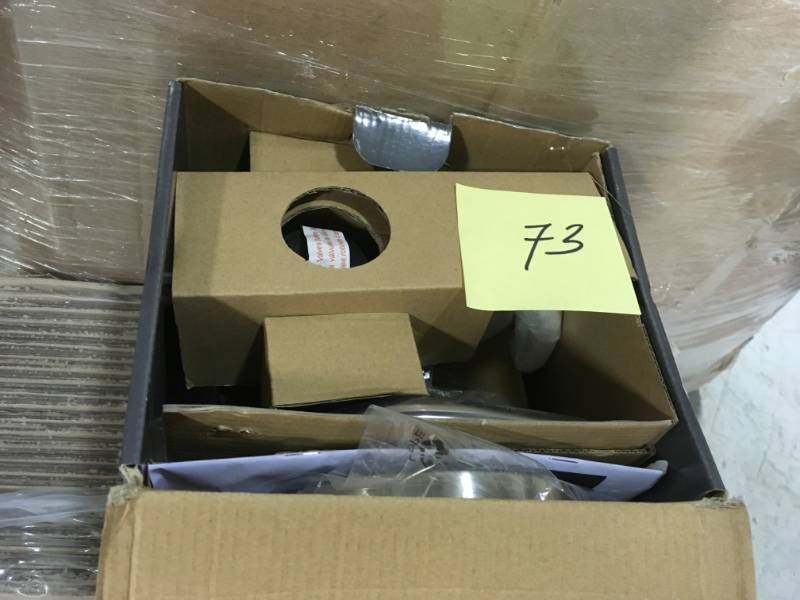 lot 73 image: Glacier Bay Builders Single-Handle 1-Spray Pressure Balance Shower Faucet in Brushed Nickel (Valve Included)