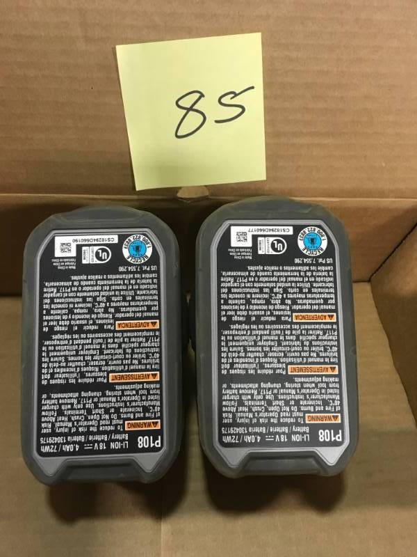 lot 85 image: Ryobi P108 4AH One High Capacity Lithium Ion Battery in very good condition