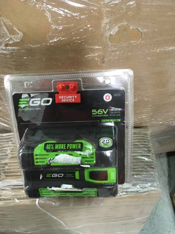 lot 74 image: EGO 56-Volt 2.0 Ah Battery not used