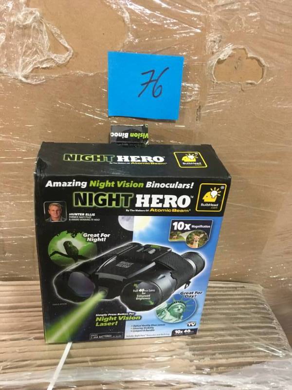 lot 76 image: Night Vision 10x Binoculars in good condition