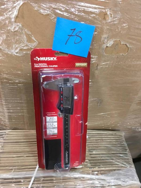 lot 78 image: Husky 6 in. 3-Mode Digital Fractional Caliper in good condition