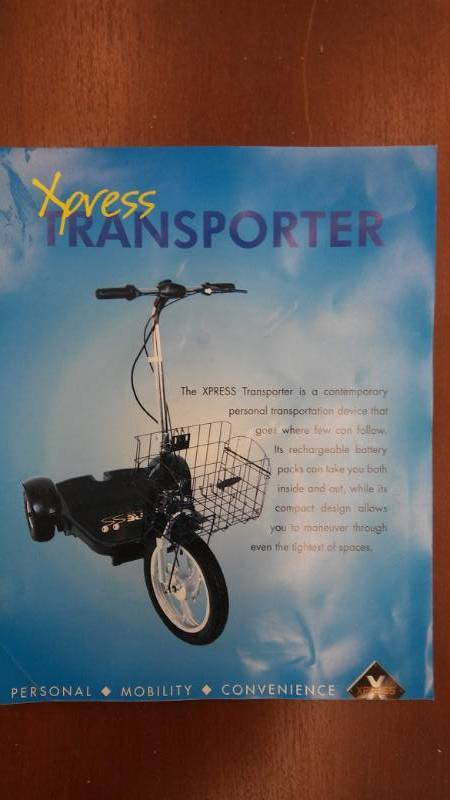 lot 1 image: Business Opportunity - Express 3 Wheel Transporter Retail andor Rental Service