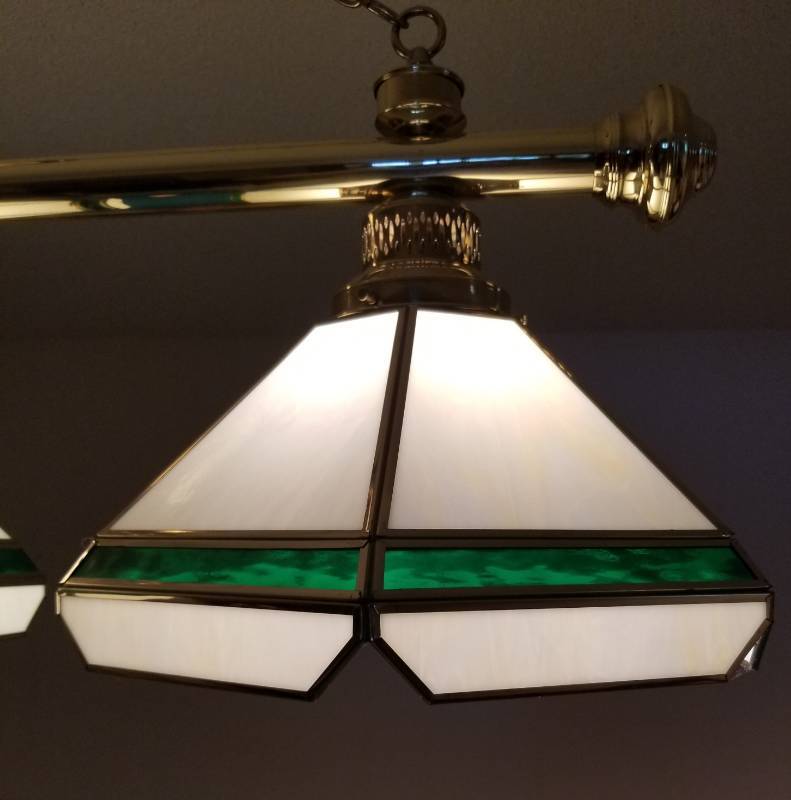 lot 23 image: Classic Pool Room Hanging Light Fixture