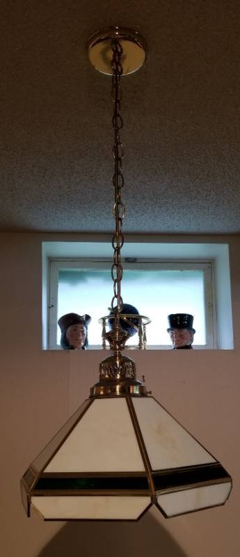 lot 24 image: Classic Game Room Hanging Light Fixture