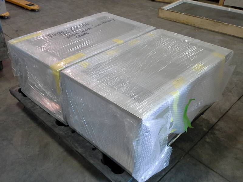 Lot of (2) Metal Frame Tables