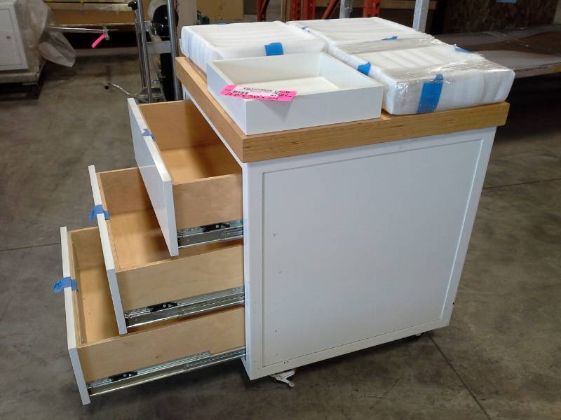 High-End Display Cabinets with 3-Drawers