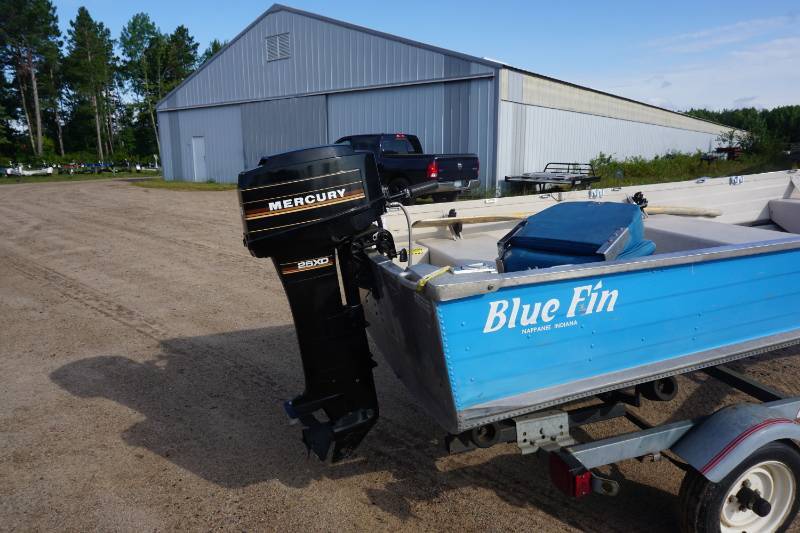 1985 Sea Gull Blue Fin 14' Aluminum Fishing Boat With Trailer Nisswa
