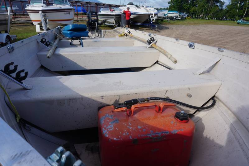 1985 Sea Gull Blue Fin 14' Aluminum Fishing Boat With Trailer Nisswa