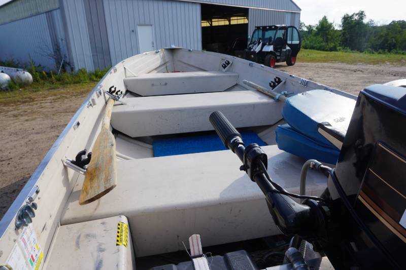 1985 Sea Gull Blue Fin 14' Aluminum Fishing Boat With Trailer Nisswa