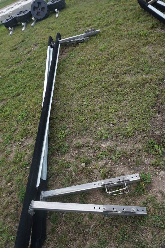 lot 63 image: 2 -  Shore Station 13 Padded Boat Lift Load Guides With Mounting Brackets