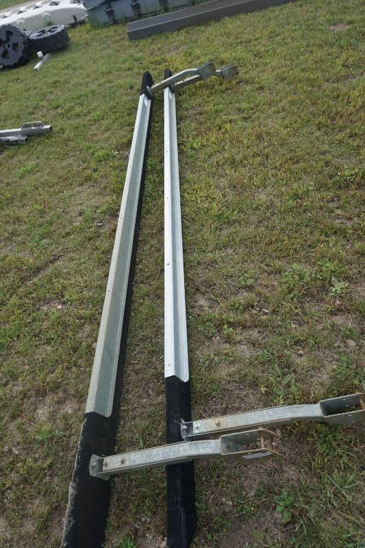 lot 64 image: 2 -  Shore Station 13 Padded Boat Lift Load Guides With Mounting Brackets
