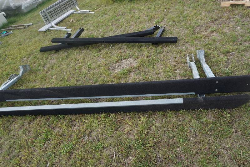 lot 65 image: 2 -  Shore Station 11 Padded Boat Lift Load Guides With Mounting Brackets