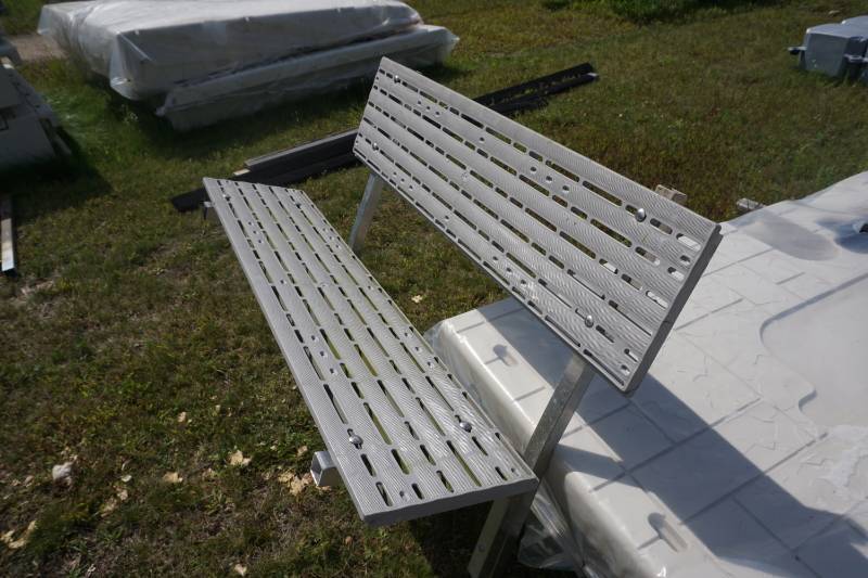 lot 81 image: Titan Deck Brand 4 Maintenance Free Dock Bench