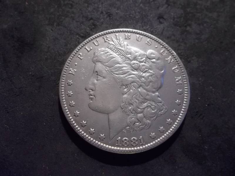 lot 2 image: 1881 Morgan Silver Dollar