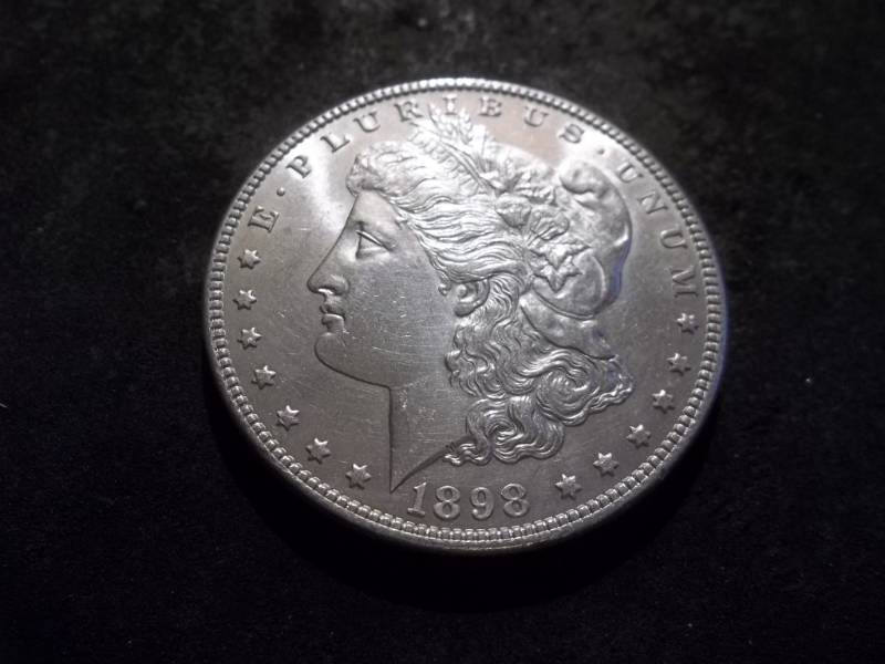lot 13 image: 1898 Morgan Silver Dollar