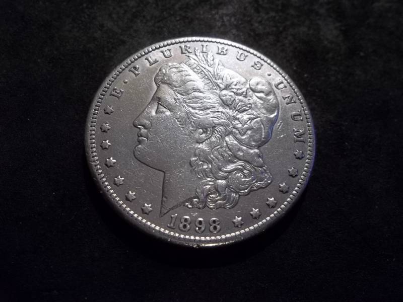 lot 14 image: 1898 S Morgan Silver Dollar
