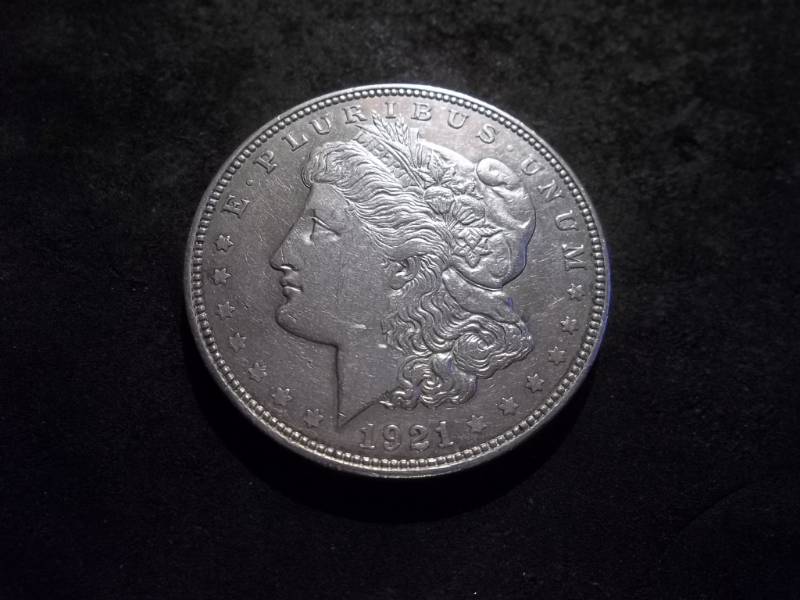 lot 15 image: 1921 D Morgan Silver Dollar