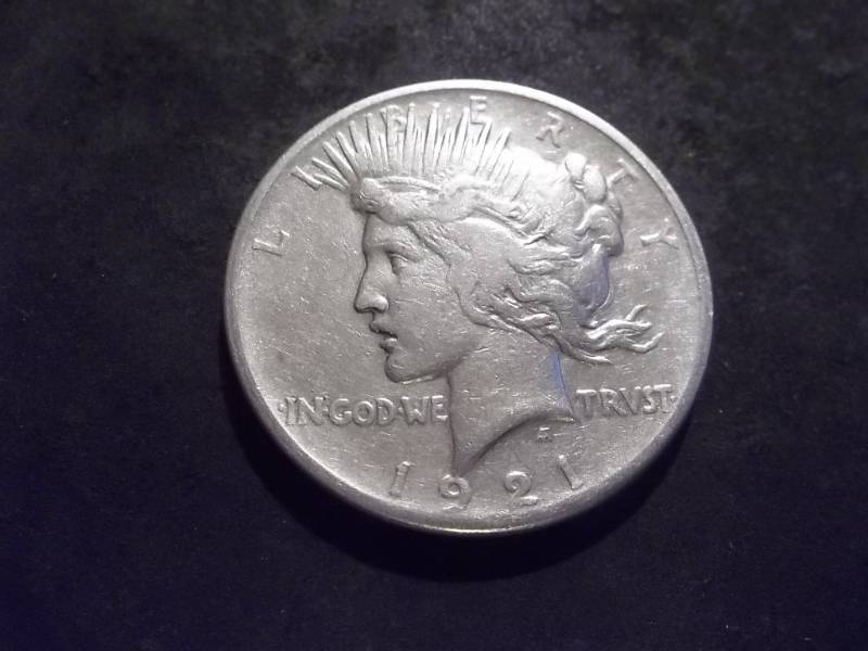 lot 17 image: 1921 Peace Silver Dollar