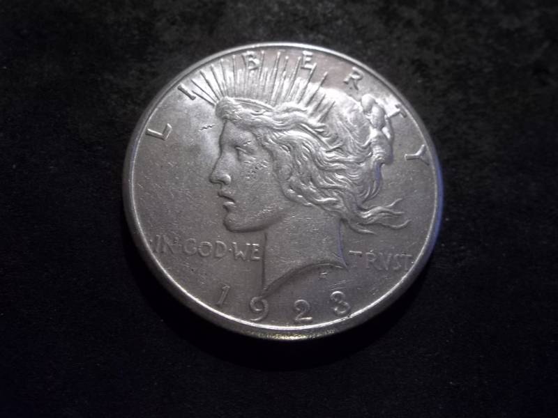 lot 20 image: 1923 S Peace Silver Dollar