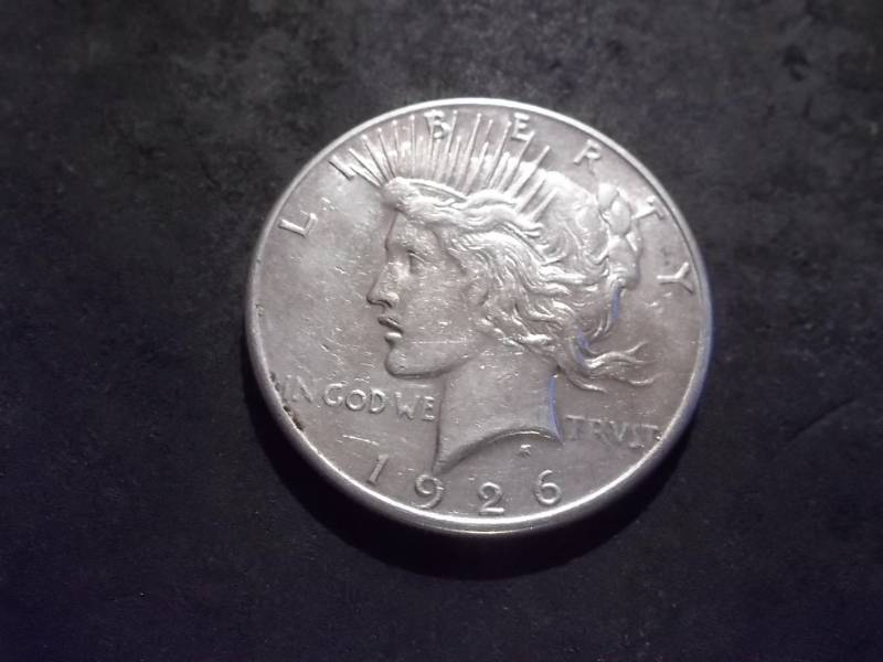 lot 24 image: 1926 S Silver Peace Dollar