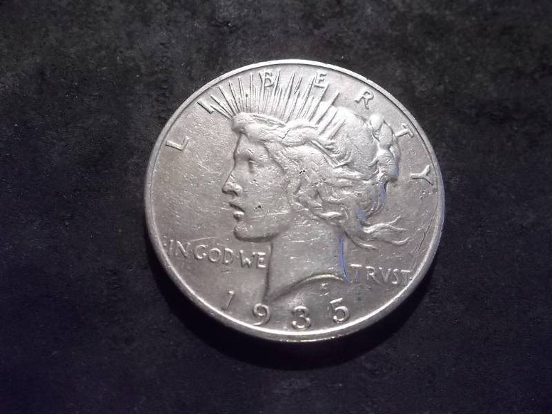 lot 29 image: 1935 S Peace Silver Dollar