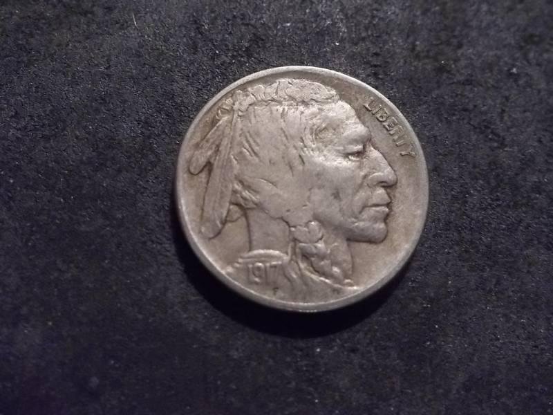 lot 50 image: 1917 Buffalo Nickel