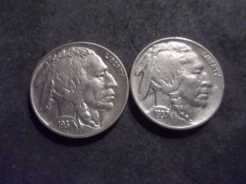 lot 53 image: 1937, 1937 D Buffalo Nickels