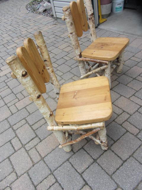 lot 10 image: Birch Chairs