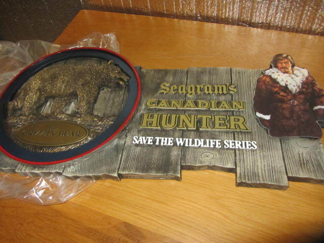 lot 44 image: Seagrams Canada Hunter Sign
