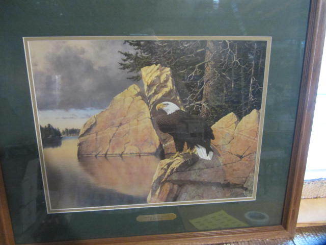 lot 41 image: Eagle Print by Derk Hansen