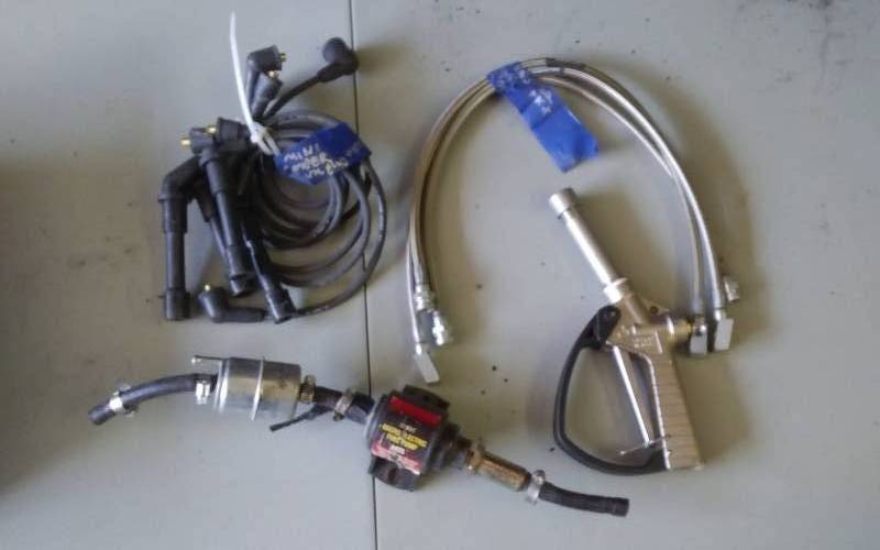 lot 47 image: 1994 Jeep Wrangler Stainless Lift Kit Brake Lines,