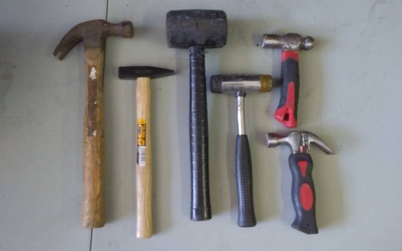 lot 53 image: 6-Assorted Hammers