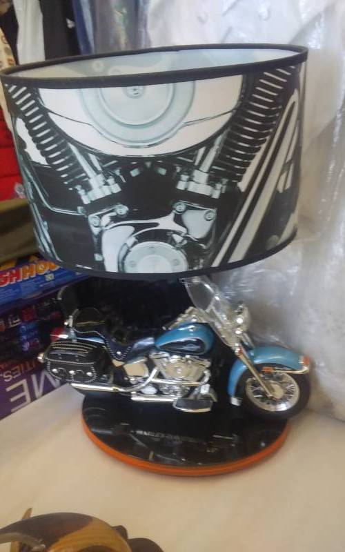 lot 110 image: Harley Davidson Motorcycle Lamp