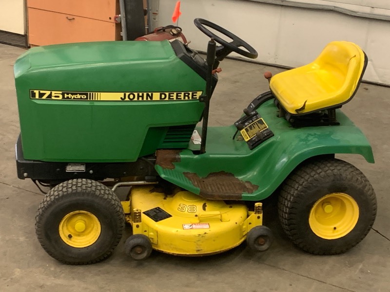 lot 12 image: John Deere 175-Hydro Lawn Tractor