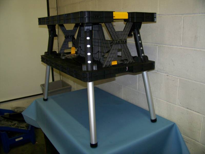 lot 11 image: Keter, Pro Series, Folding Work Table  Work Bench (Workbench) - NEW  NEVER USED