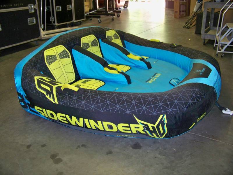 lot 18 image: HO Sidewinder, 3-Person Towable Tube