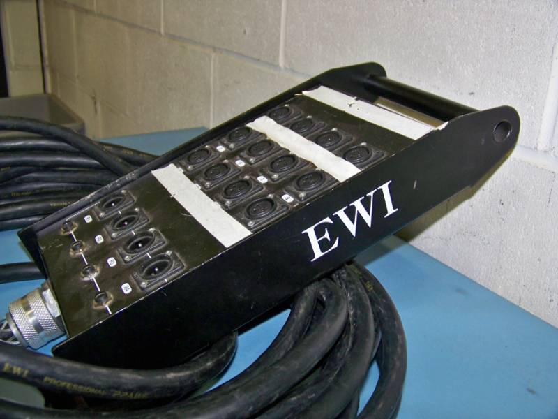 lot 68 image: EWT, Multi-Channel Snake Box with Heavy-Duty Cable with XLR Connectors