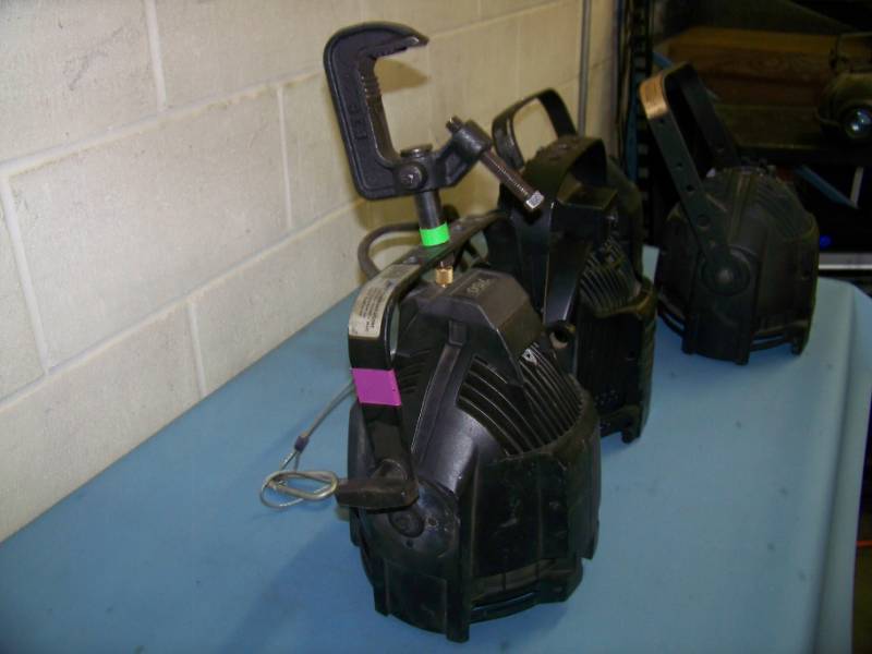 lot 82 image: (4) Stage  Studio  Theater Lights  Spotlights for PARTSREPAIR