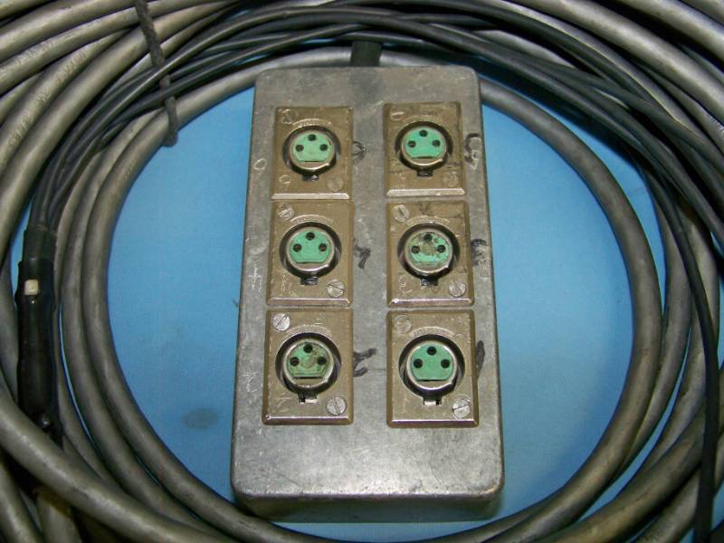 lot 99 image: Multi-Channel Snake Box with XLR Connectors