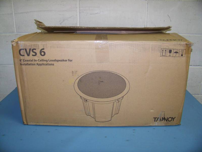 lot 22 image: (2) Tannoy, 6, Coaxial, In-Ceiling, Loudspeakers  Speakers - NEW in Original Box