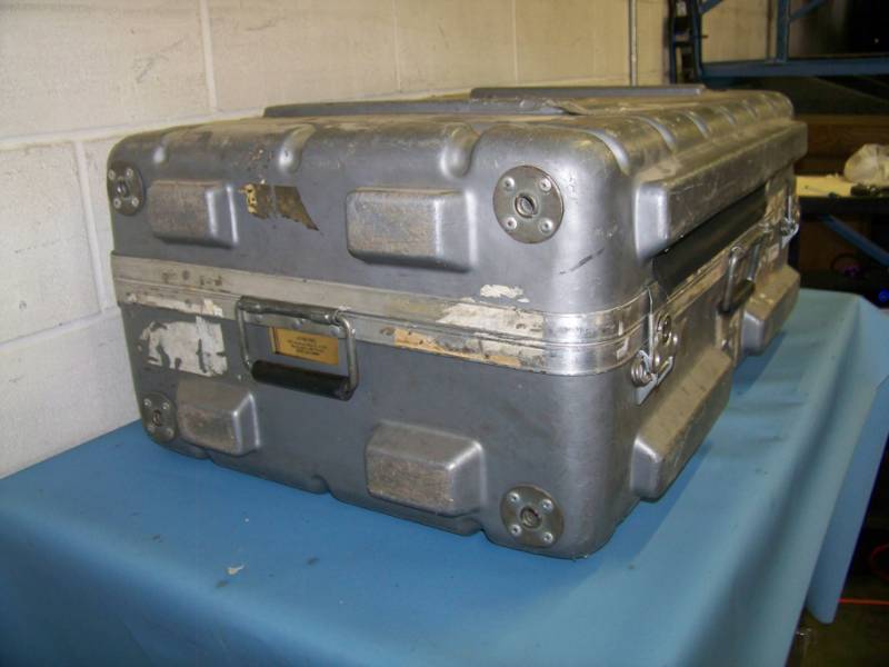 lot 114 image: Shok-Stop, Hard-Sided, Padded Inside, Travel Case