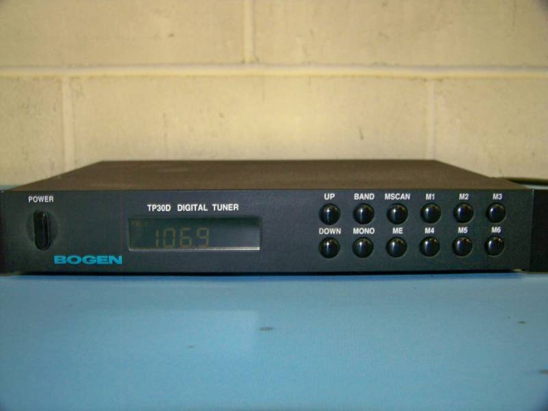 lot 34 image: Bogen, TP30D, Digital Tuner